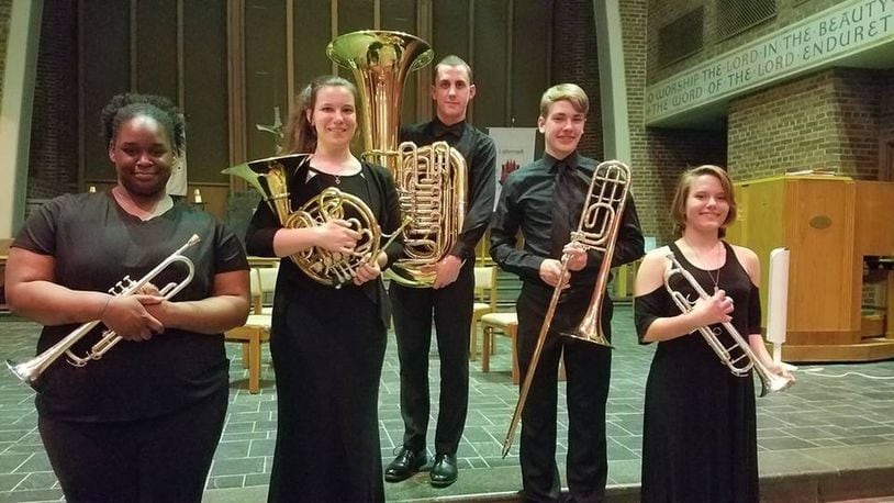 The Live Wire brass ensemble will be one of five ensemble groups to perform at the Sunday, April 15 Sanctuary Series concert. CONTRIBUTED
