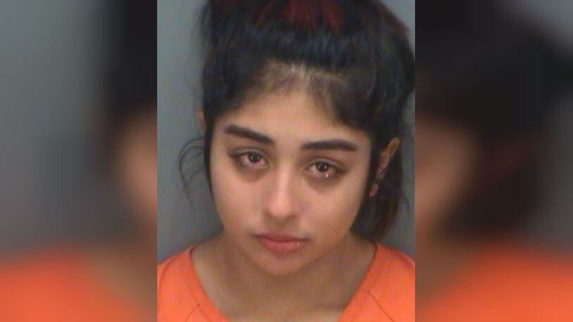 Paola Perez was arrested and charged with aggravated child abuse with great bodily harm, according to jail records.
