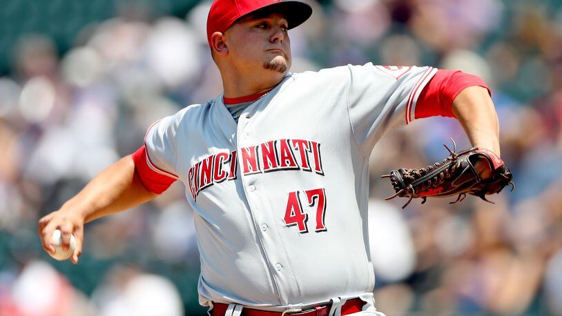 DENVER, CO - JULY 06: Starting pitcher Sal Romano #47 of the Cincinnati Reds throws in the first inning against the Colorado Rockies at Coors Field on July 6, 2017 in Denver, Colorado. (Photo by Matthew Stockman/Getty Images)
