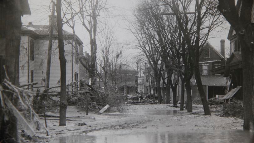 This photo and many other photographs were passed down to Robert Ferneding, 100, who is a survivor of the1913 flood in Dayton.