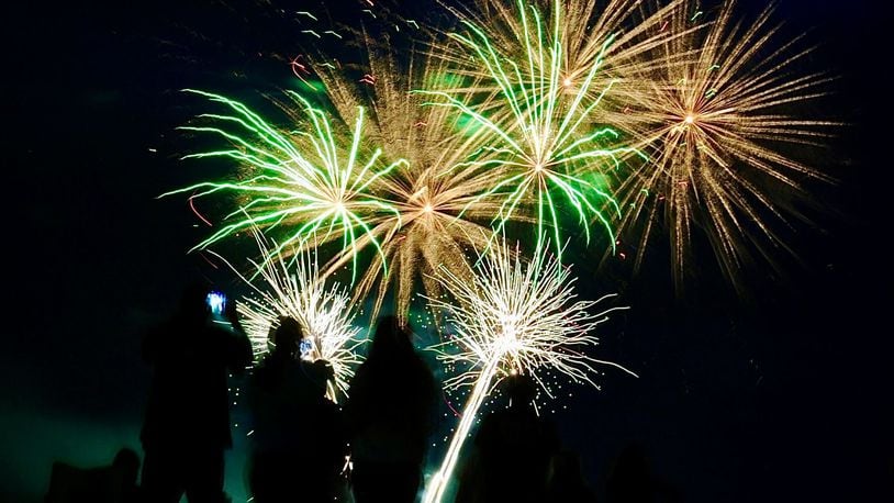 The city of New Carlisle fireworks Saturday night, June 25, 2022. MARSHALL GORBY \STAFF
9 files
