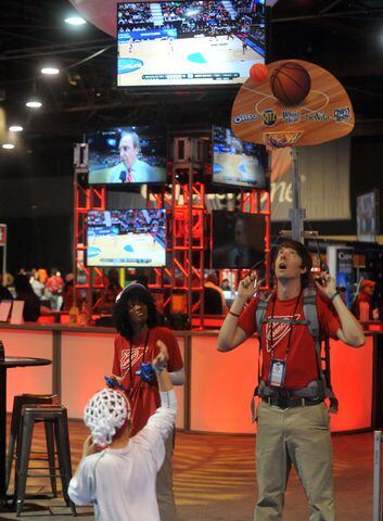 Final Four Bracket Town fan fest at the Dome