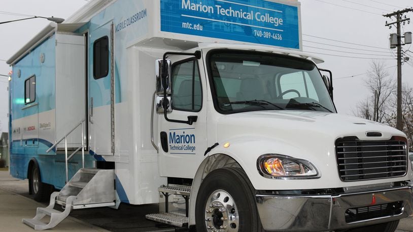 A new mobile manufacturing lab housed at Marion Technical College will be on hand for a pair of job fairs at Triad High School in Champaign County in early May./Submitted