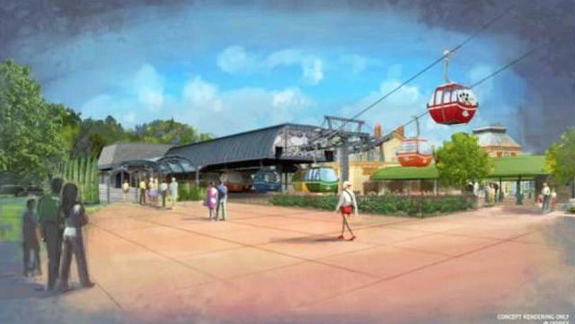 Disney released new details and visuals on gondolas that will connect some of its theme parks and hotels at Walt Disney World. (Photo: Disney)