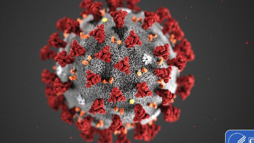 This illustration provided by the Centers for Disease Control and Prevention (CDC) in January 2020 shows the 2019 Novel Coronavirus.(2019-nCoV)