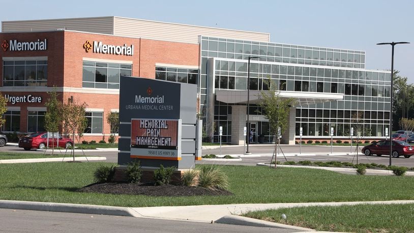 The Memorial Urbana Medical Center was built before the Opportunity Zone went into effect, but is an an example of some investment that has already taken place within the existing zone. BILL LACKEY/STAFF
