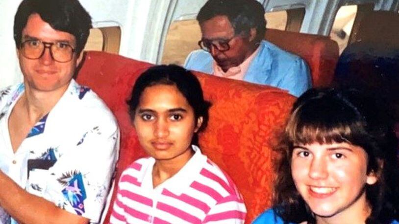 Tom Stafford, Lisa Patel and Sarah Bendure fly to Atlanta to cover the 1988 Democratic National Convention for Children's Express. CONTRIBUTED PHOTO