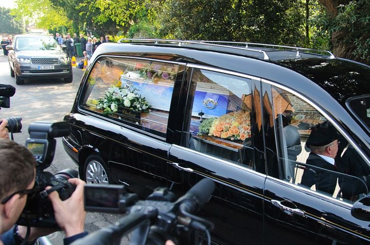 Funeral for Peaches Geldof - April 21, 2014