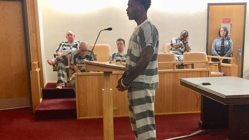 Jimmarko Shepherd pleaded not guilty to aggravated robbery.