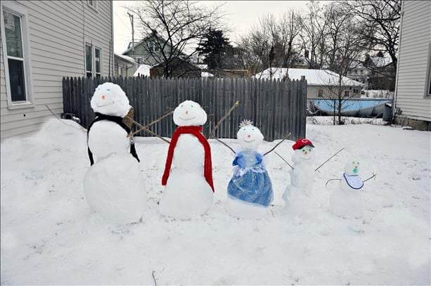 Miami Valley's snowman squad