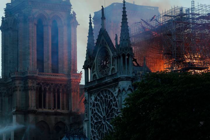 Photos: Paris’ Notre Dame Cathedral on fire