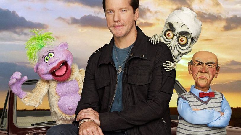 Jeff Dunham controls (from left) Peanut, Achmed the Dead Terrorist and Walter. Or do they control him? CONTRIBUTED