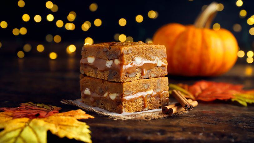 Just in time for fall, Dorothy Lane Market has created a new delight – Pumpkin Killer Brownie. CONTRIBUTED PHOTO