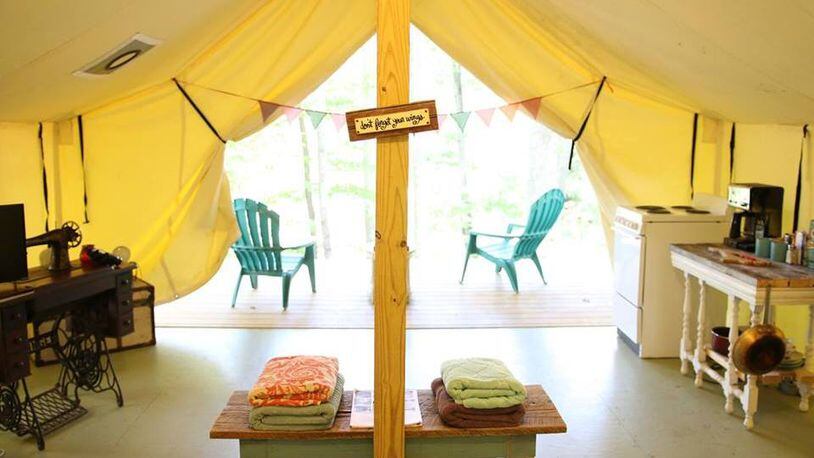 Asheville Glamping offers one-of-a-kind accommodations just outside the eclectic mountain town.