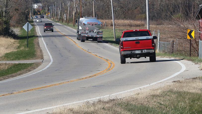 A new safety project that would address storm water build-up along Spangler Road has been proposed for the heavily traveled stretch of road. The project will be funded by ARPA.  BILL LACKEY/STAFF