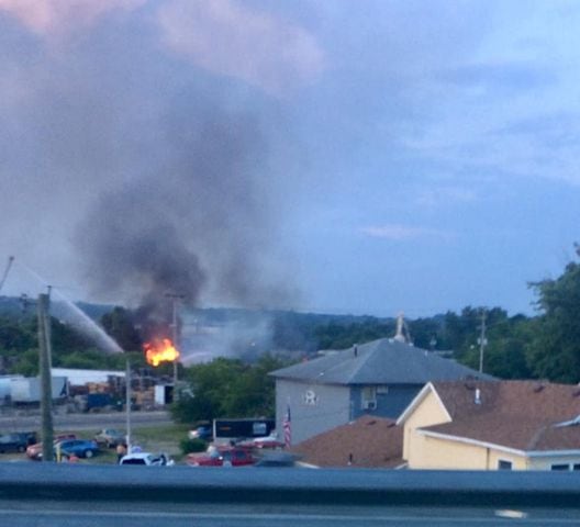 Fire at Springfield pallet factory