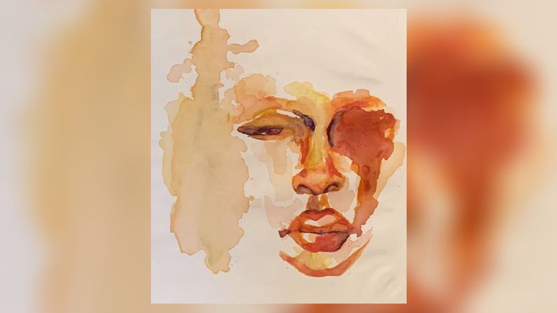 Clark State College will host several in-person and virtual events for students and the community to celebrate Black History Month, including a virtual paint and sip with artist Zuri Cole. She participate last year with this piece, "Fortitude," in the 2021 Art in the City event in downtown Dayton. CONTRIBUTED