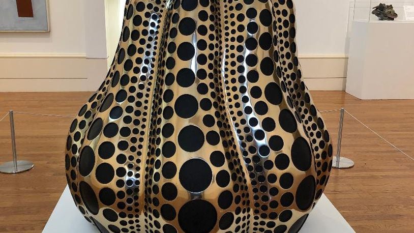Visitors to the Springfield Museum of Art for its Pumpkin Path Walk event, Oct. 28-30, can view one of the biggest pumpkins in the art world, an 800-pound sculpture by Japanese artist Yayoi Kusama. BRETT TURNER/CONTRIBUTOR
