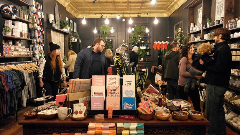 First Friday starts tonight, Dec. 3, at 5 p.m. The Downtown Dayton Partnership is using this First Friday edition to encourage people to shop small and support downtown’s local businesses.