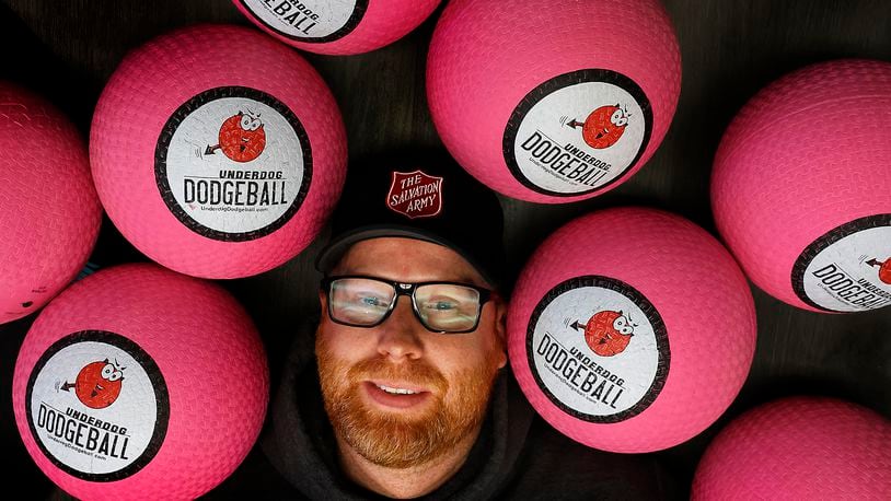 Ryan Ray is still taking team entries for the annual Nocturnal Fury Dodgeball Tournament this Saturday, March 11, 2023. All proceeds go towards sending special needs kids to camp this summer. BILL LACKEY/STAFF