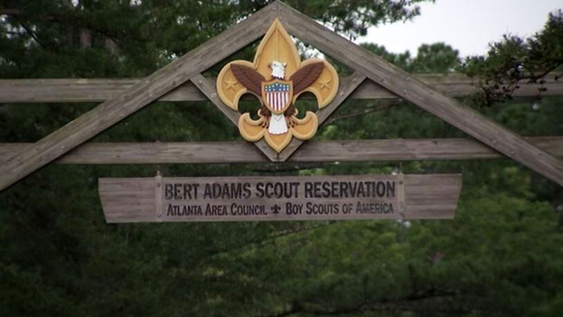 The incident happened as severe storms moved through the area Monday afternoon at Bert Adams Scout Camp in Newton County, Georgia. (WSBTV.com)