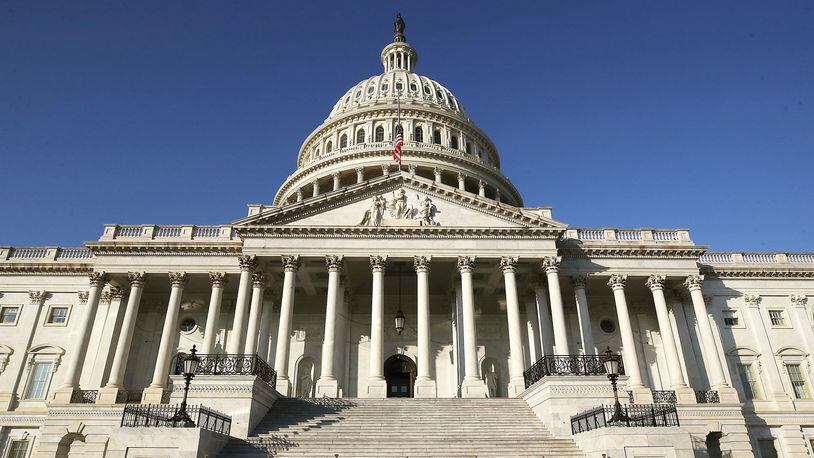 WASHINGTON, DC - DECEMBER 26: The U.S. Capitol is seen during a partial shutdown of the U.S. government, on December 26, 2018 in Washington, DC. With the new congress scheduled to start on January 3, 2019, Congressional Democrats and Republicans cannot come to a bipartisan solution to President Donald Trump's demands for more money to build a wall along the U.S.-Mexico border.