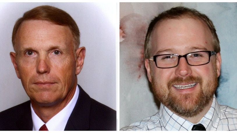 Republican Rick Lohnes and Democrat Seth Evans are vying for Clark County commission seat.