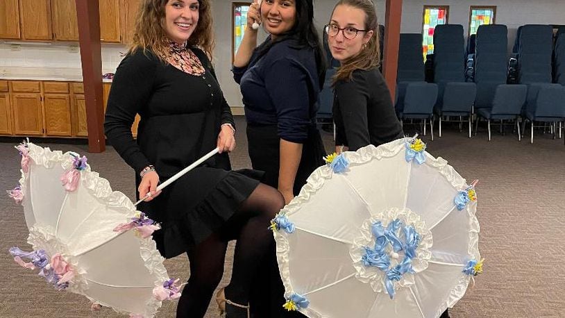 Reagan Stohler, left, Thereza Lituma and Stephanie Chiodras will travel from the University of Illinois to perform here as part of the Springfield Symphony Orchestra's presentation of "The Pirates of Penzance" on Saturday at the Clark State Performing Arts Center. Contributed photo
