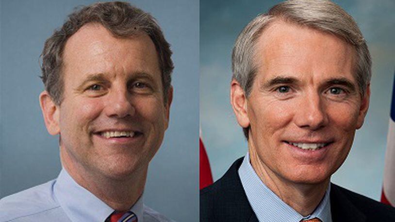 Senators Sherrod Brown and Rob Portman of Ohio.