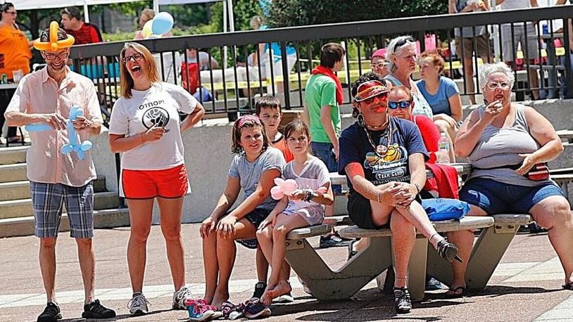 Attendees enjoy the entertainment at Springfield’s annual Pride festival held June 11, 2016. CONTRIBUTED PHOTO BY MARLIES HEMMANN