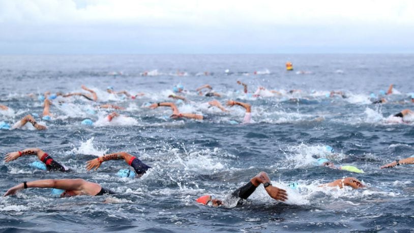 Open water swimming. File photo. (Photo by Maxx Wolfson/Getty Images for IRONMAN)