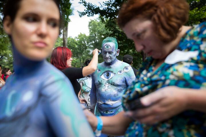 Inaugural Bodypainting Day in New York