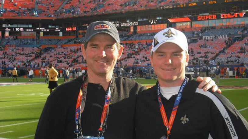 Bengals defensive coordinator Mike Zimmer (left) will work together this season with his son Adam, an assistant defensive backs coach.