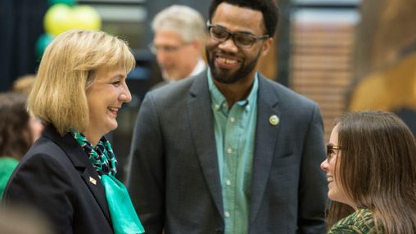 New Wright State University president Cheryl Schrader plans to spend her first few weeks meeting with university and community leaders.