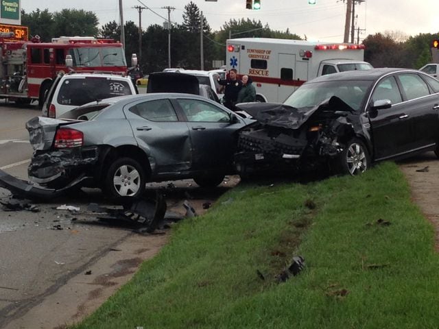 Multi-vehicle crash in Greenville