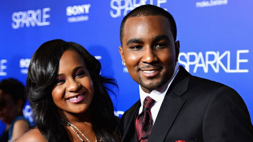 2012 file photo: Bobbi Kristina Brown (R) and Nick Gordon arrive at Grauman's Chinese Theatre on August 16, 2012. (Frazer Harrison/Getty Images)