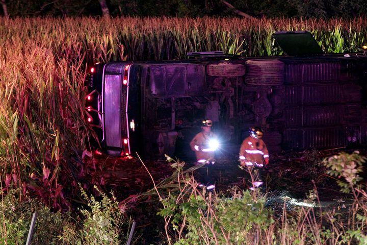 I-75 Greyhound bus crash