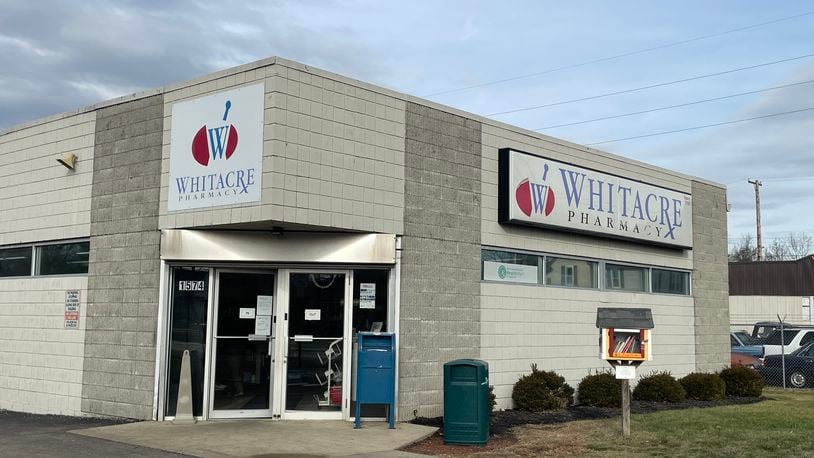 Whitacre Pharmacy's Lagonda Avenue location will be closing temporarily, the business said.