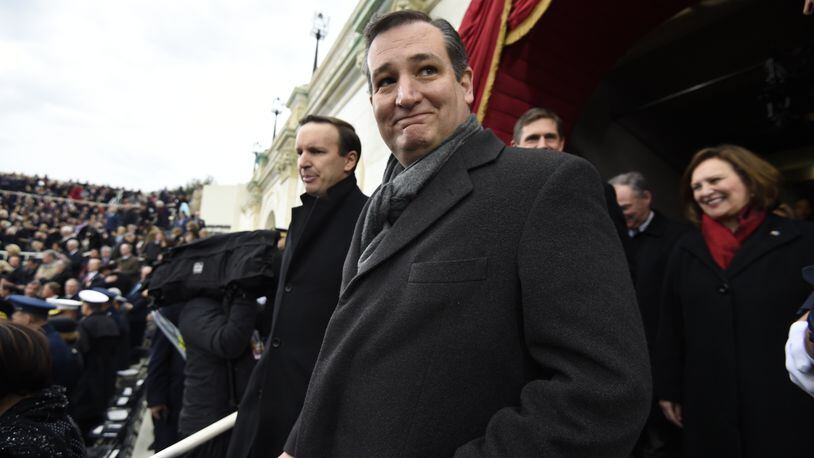 WASHINGTON, DC - JANUARY 20: US Senator Ted Cruz arrives for the Presidential Inauguration of Donald Trump at the US Capitol on January 20, 2017 in Washington, DC. Donald J. Trump will become the 45th president of the United States today. (Photo by Saul Loeb - Pool/Getty Images)