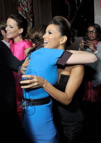 Former Desperate Housewife, Eva Longoria, was rumored to have been asked to be the godmother of Victoria Beckham's son, little Harper Seven.