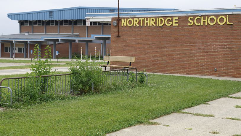 The vacant Northridge School building is now up for auction. BILL LACKEY/STAFF