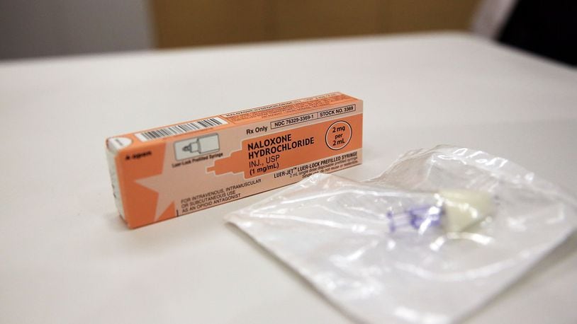 NEW YORK, NY - FEBRUARY 02: A box of the overdose antidote Naloxone Hydrochloride sits on a counter at a Walgreens store on February 2, 2016 in New York City. Hundreds of Duane Reade and Walgreen Co. pharmacies will begin giving out the heroin antidote without a prescription across New York state as the heroin epidemic continues to spread. Naloxone, more commonly known by the brand name Narcan, can temporarily block the effects of heroin, OxyContin and other painkillers. It is estimated that one person dies every day in New York from a drug overdose. (Photo by Spencer Platt/Getty Images)