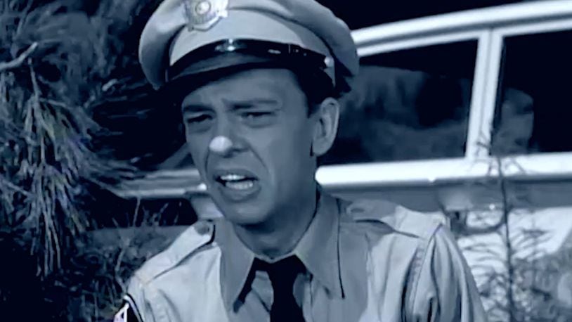 Don Knotts in “The Andy Griffith Show”