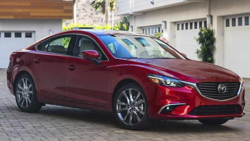 There is but one change to the exterior of the 2017 Mazda6: revised door mirrors with better-integrated turn signals that provide a slimmed look for Mazda s midsizer. Mazda photo