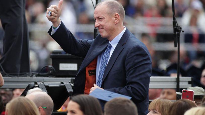 It was thumbs-up for Hall of Fame quarterback Jim Kelly after he received good news about his most recent MRI.