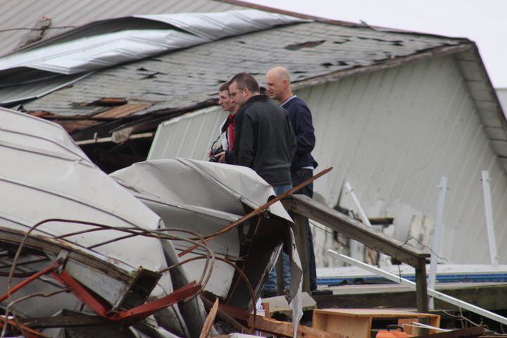 Cedarville tornado damage