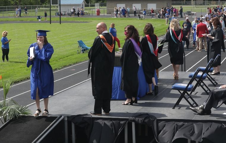 Northwestern seniors walk across stage in ‘single student graduations’