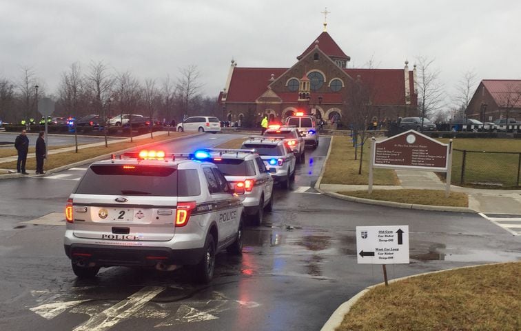 Funerals for Westerville, Ohio officers shot today