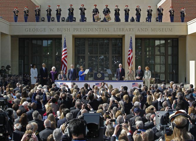 Bush Presidential Center dedication