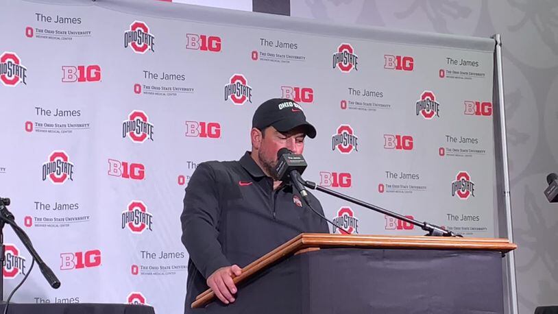 WATCH: Ohio State football coach Ryan Day on the OSU QBs